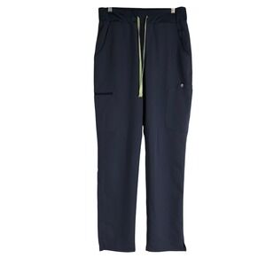 FIGS Technical Collection Scrub Pants Blue Cargo Athletic Style Women's Medium